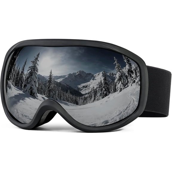Snowboard/Ski Goggles for Adult,Over Glasses Anti Fog UV Protection Skiing Goggles for Men Women Youth