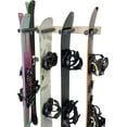 thumbnail image 1 of Snowboard Ski Wall Mounted Storage Rack (holds 4 boards), 1 of 4