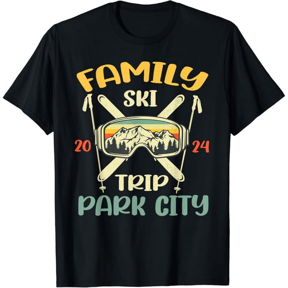 Snowboard Trip 2024 Park City Utah Family Vacation T-Shirt