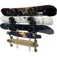 thumbnail image 1 of Snowboard Wall Rack Mount - Holds 5 Boards, 1 of 3