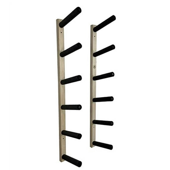 Snowboard Wall Rack Mount - Holds 6 Boards