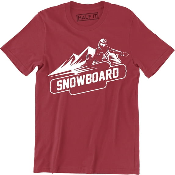 Snowboard Winter Holiday Vacation Freestyle Off Men's T-Shirt
