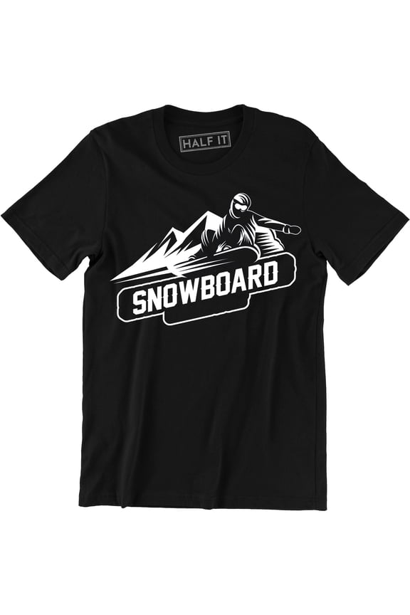 Snowboard Winter Holiday Vacation Freestyle Off Men's T-Shirt