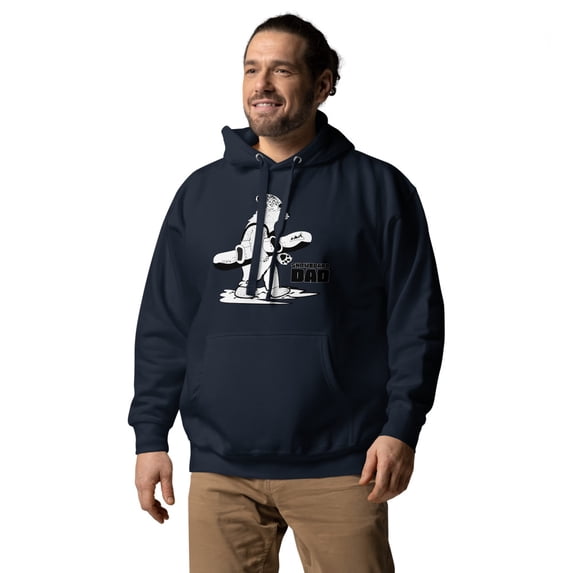 Snowboard dadUnisex Hoodie (Navy Blazer, S)