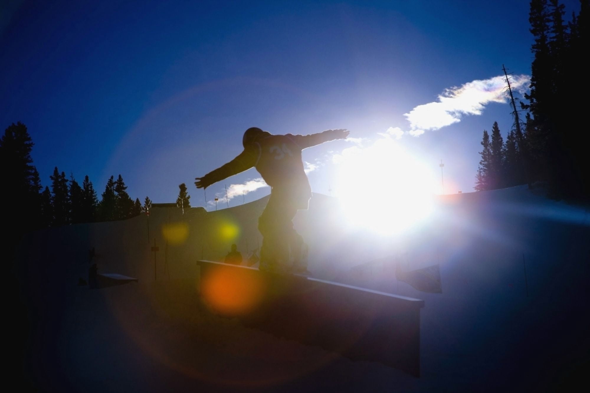 Snowboarder Canvas Art - Tes Lalonde Design Pics (36 x 24)