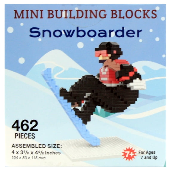Snowboarder Mini Building Blocks