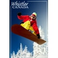 thumbnail image 1 of Snowboarder, Whistler, Canada (16x24 Giclee Gallery Art Print, Vivid Textured Wall Decor), 1 of 3