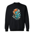 thumbnail image 1 of Snowboarding Bear . Sweatshirt Men -Image by Shutterstock, Male XX-Large, 1 of 4