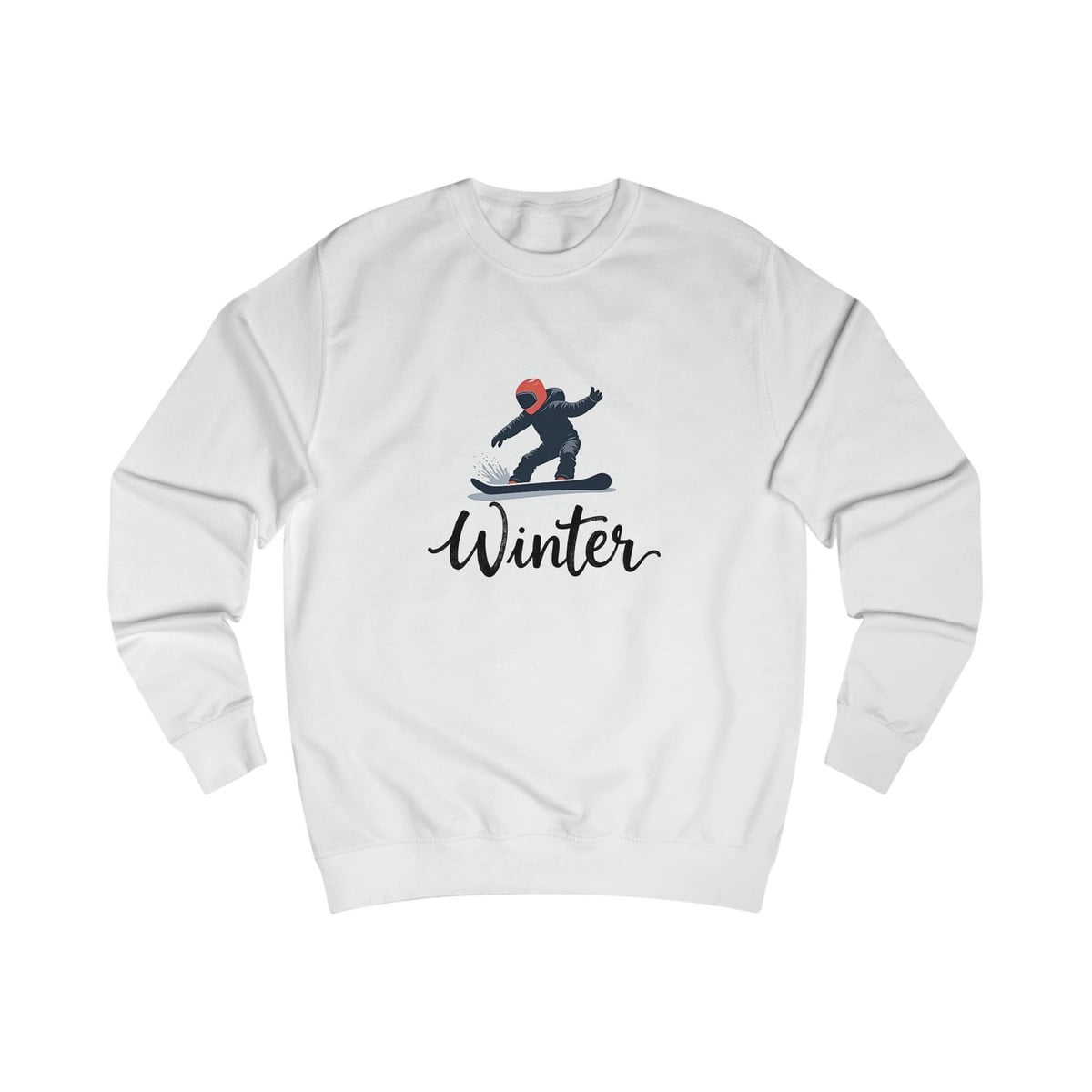 Simple Snowboard Graphics Snowboarding Graphic Sweatshirt Snowboarder Design - Walmart.com