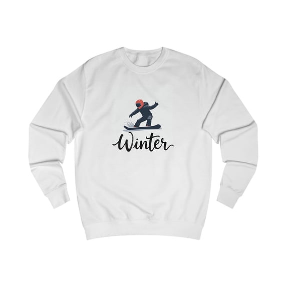 Snowboarding Graphic Sweatshirt Snowboarder Design - Walmart.com