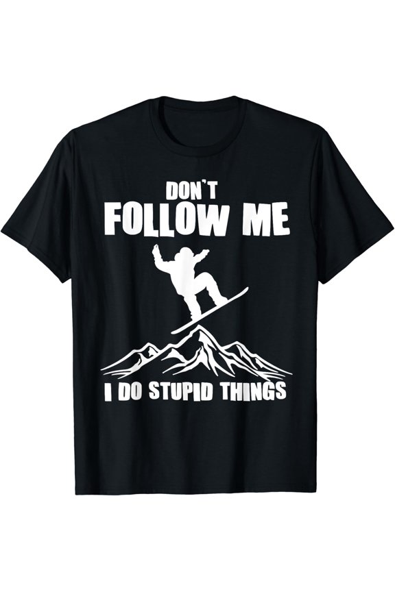 Snowboarding Men Women | Cute Snowboarder Teens T-Shirt All Size S-5Xl