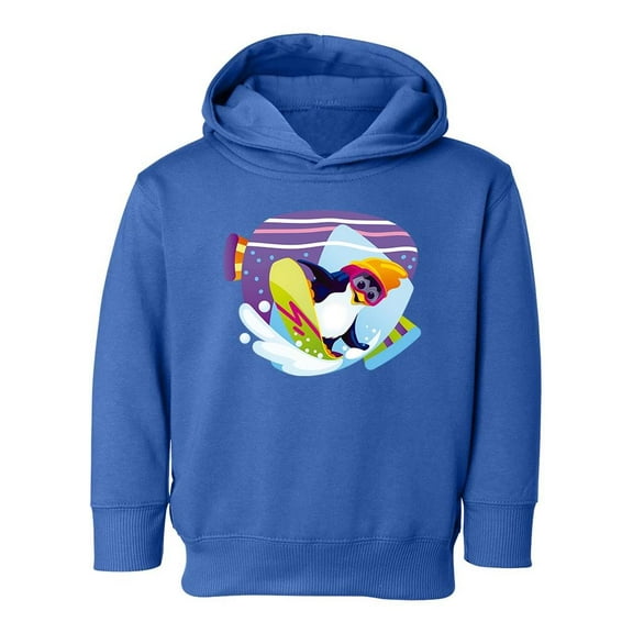 Snowboarding Penguin Hoodie Toddler -Image by Shutterstock, 4 Toddler
