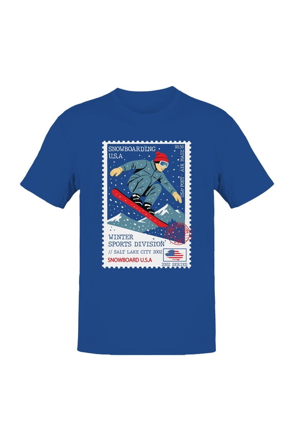 Snowboarding USA Salt Lake 2002 Men's T-shirt
