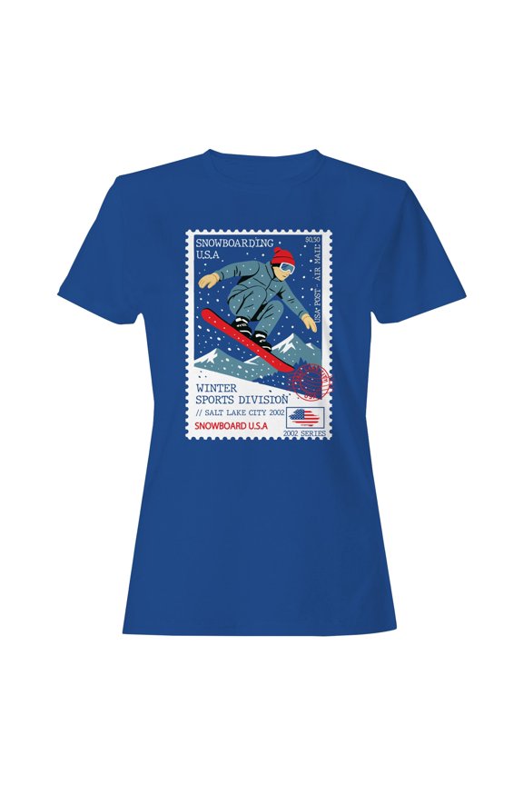 Snowboarding USA Salt Lake 2002 Women's T-shirt