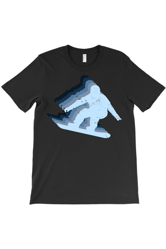 Snowboarding Vintage Retro Snowboard Mountain Winter Themed Graphic - Daily Wear Essential G26258 Unisex T-Shirt, Up to Size 5XL