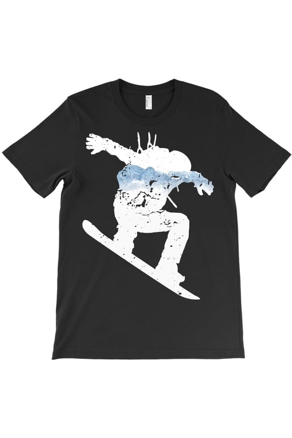 Snowboarding Vintage Retro Snowboard Mountain Winter Themed Graphic - Holiday Favorite G26264 Unisex T-Shirt, Up to Size 5XL