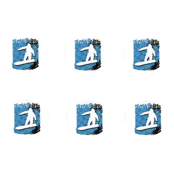 Snowboards 12 - 2 inch Cupcake Edible Frosting Photos