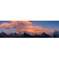 thumbnail image 1 of Snowcapped mountain peaks, Mt Everest, Lhotse, Dudh Kosi, Solukhumbu, Himalayas, Nepal Poster Print (36 x 12), 1 of 1