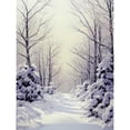 thumbnail image 1 of Snowed In Again Winter Tranquil Landscape Large Wall Art Poster Print Thick Paper 18X24 Inch, 1 of 4