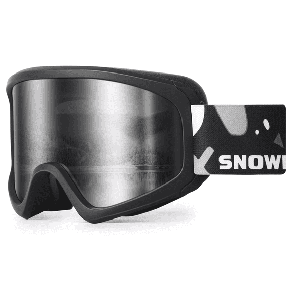 Snower Kids Ski Goggles - Over Glasses Ski/Snowboard Goggles for Youth - 100% UV Protection