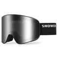 thumbnail image 1 of Snower Ski Goggles PRO - Frameless, Interchangeable Lens 100% UV400 Protection Anti-Fog Snow Goggles for Men & Women, 1 of 13