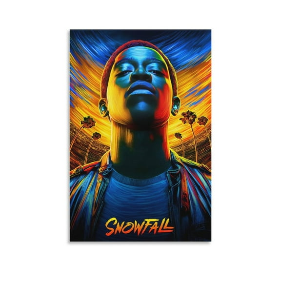 Snowfall TV Series Poster (4) Posters Art Print Wall Photo Paint Poster Hanging Picture Family Bedroom Decor Gift 16x24inch(40x60cm)