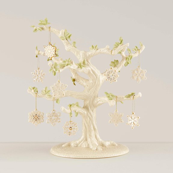 Snowflake 10-Piece Ornament Tree Set