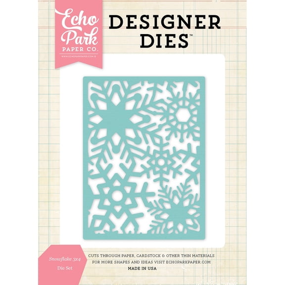 Snowflake 3x4 Background Medium Die Set