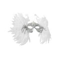 thumbnail image 1 of White Snowflake Mardi Gras Mask, 1 of 2