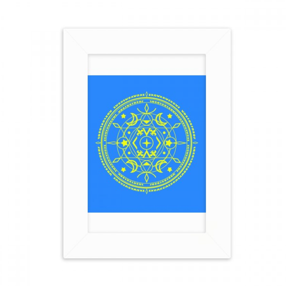 Snowflake Amulet Spell Desktop Photo Frame Picture Display Decoration Art Painting