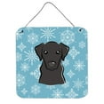 thumbnail image 1 of Snowflake Black Labrador Wall and Door Hanging Prints, 1 of 1