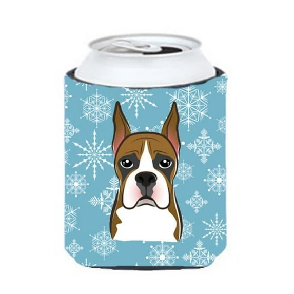 Snowflake Boxer Can or Bottle Hugger