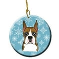 thumbnail image 1 of Snowflake Boxer Ceramic Ornament, 1 of 1