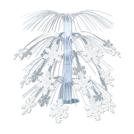 Snowflake Cascade Centerpiece 18" - 6 Pack (1 Per Package)