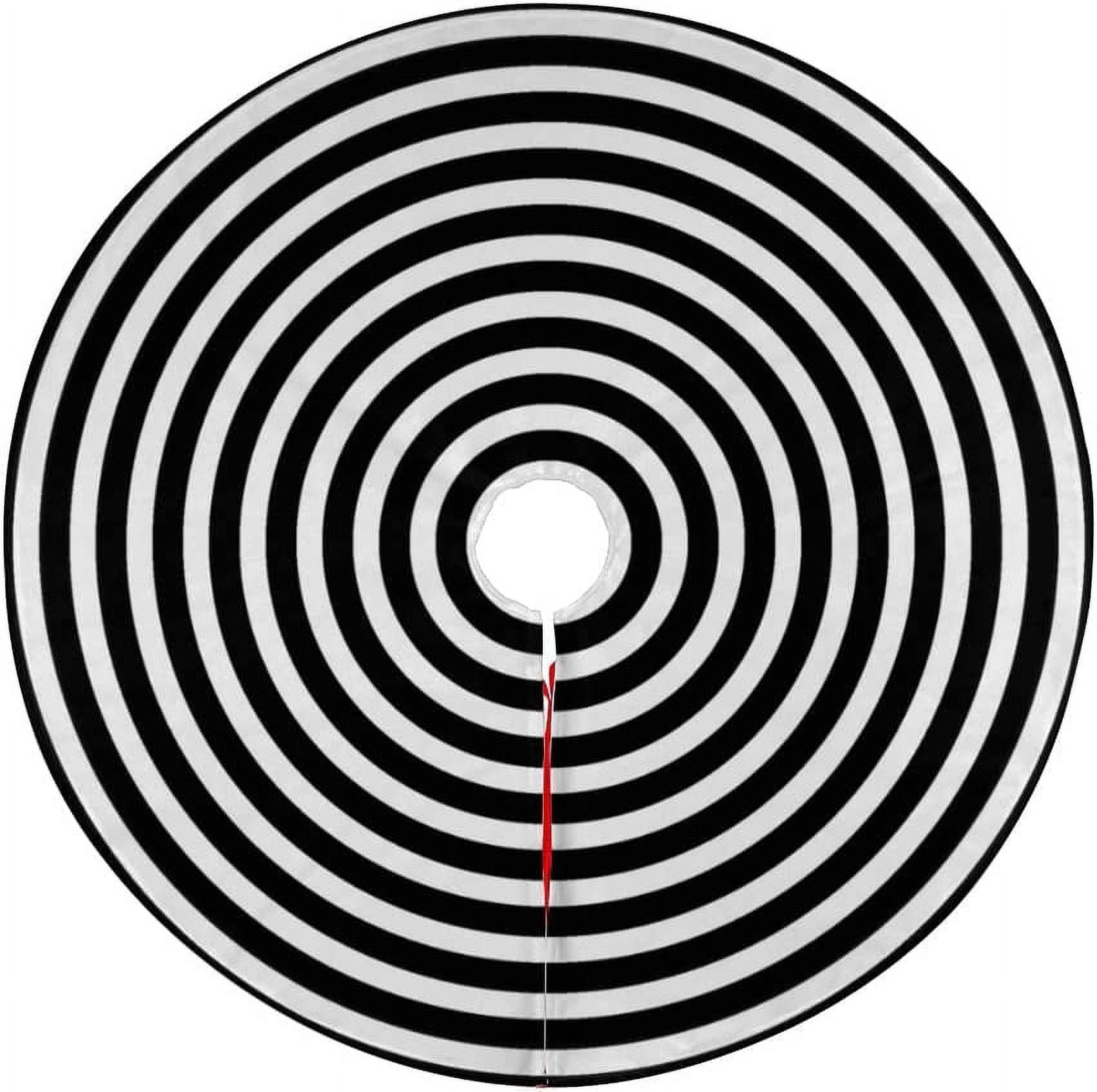 Snowflake Christmas Tree Skirt, Red and Green Nosbei Nosbei Tree Mat