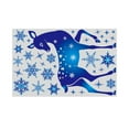 thumbnail image 1 of Snowflake Christmas Window Sticker Removable PVC Glass Decor Static Cling 10x12 Inch, 1 of 4