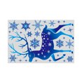 thumbnail image 1 of Snowflake Christmas Window Sticker Removable PVC Glass Decor Static Cling 10x12 Inch, 1 of 4