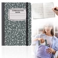 thumbnail image 1 of Snowflake Composition Notebook Wide Ruled Composition Notebook 96 Sheets Light Green Lined Journal Wide Ruled Notebook Composition Books 1 Pack, 1 of 9