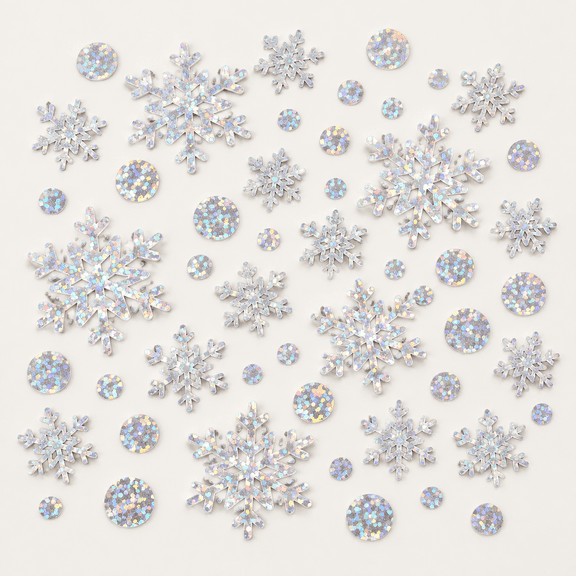 Snowflake Confetti Iridescent Winter Wonderland Party Decorations