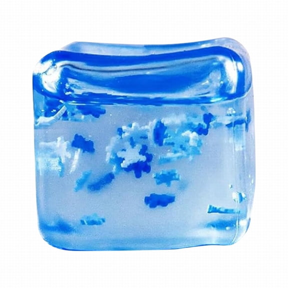 Snowflake Cube Maltose Squeeze Toy Slow Rebound Stress Relief Fidget Under $6 Easter Gift ADHD Toy