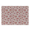 thumbnail image 1 of Snowflake Cutting Board, Stars 7 Pointed Stars and Dots Pattern Abstract Motifs New Year Illustration, Decorative Tempered Glass Cutting and Serving Board, Small Size, Red White, by Ambesonne, 1 of 1