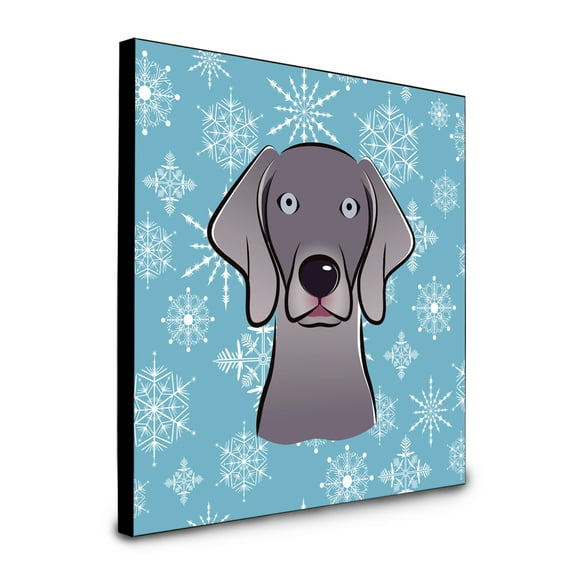 Caroline's Treasures BB1665UP88 Snowflake Weimaraner Artwork Wall Panel, , multicolor