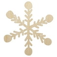thumbnail image 1 of Snowflake Doodle Winter Wood Shape Unfinished Piece Cutout Craft DIY Projects - 6.25 Inch Size - 1/8 Inch Thick, 1 of 7