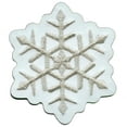 thumbnail image 1 of Snowflake Embroidered Iron On Patch, 1 of 3