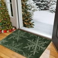 thumbnail image 1 of Snowflake Entryway Rug- 2x3 Small Rug Ultra-Thin Soft Kitchen Rugs Non Slip Indoor Door Mat, Rubber Backing Throw Carpet Washable Rugs for Entryway Bathroom Bedroom(2x3ft,Grey), 1 of 1