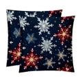 thumbnail image 1 of Snowflake Exclusive Velvet Throw Pillow Inserts Set of 2 with Unique Patterns - 16x16, 18x18, 20x20 Inches for Pillow Covers and Decorative Pillows for Home, 1 of 6