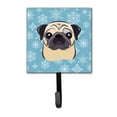 thumbnail image 1 of Snowflake Fawn Pug Leash & Key Holder, 1 of 1
