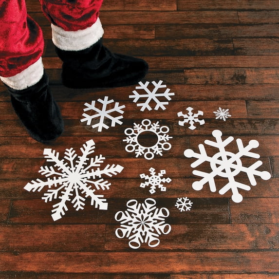 Snowflake Floor Decals - Party Decor - 1 Piece