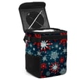 thumbnail image 1 of Snowflake Foldable Car Trash Can with Lid, Leak-proof Hanging Storage Bag - Trash Can for Car, Car Garbage Can, 1 of 6