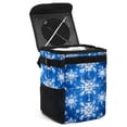 thumbnail image 1 of Snowflake Foldable, with Lid, Leak-Proof, Hanging Storage Bag Car Trash Can - Car Garbage Can - Trash Can for Car, 1 of 6